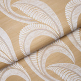 Banana Leaf Sisal Oatmeal by Neisha Crosland Botanical Wallpaper – Schumacher 5016550