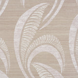 Banana Leaf Sisal Silver by Neisha Crosland Botanical Art Deco Wallpaper – Schumacher 5016551