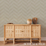 Staggered Chevron Sisal Ivory by Schumacher Textured Chevron Wallpaper – Schumacher 5016560