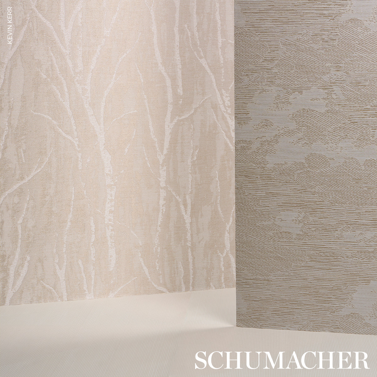 Drifting Cloudscape Golden Hour by Schumacher Textured & Woven Wallcovering – Schumacher 5016570