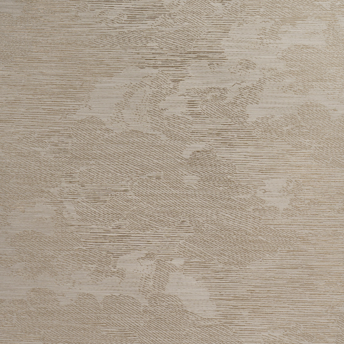 Drifting Cloudscape wallpaper in Golden Hour by Schumacher, a large-scale woven wallcovering with metallic threads and a dreamy cloud-inspired pattern.