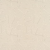 Deconstructed Stripe Sisal wallpaper by Schumacher, designed by Miles Redd, featuring a black geometric stripe pattern on a textured sisal background.