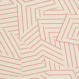 Deconstructed Stripe Sisal Red by Miles Redd – Schumacher 5016582