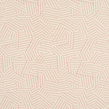 Deconstructed Stripe Sisal wallpaper in red by Miles Redd for Schumacher, featuring a geometric stripe pattern on sisal