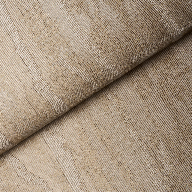 Komorebi Golden Hour by Schumacher Textured Metallic Wallpaper – Schumacher 5016592, 55 in x 35 ft