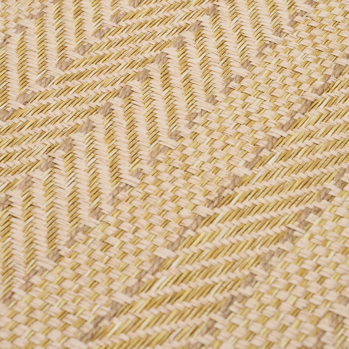 Zig Zag Paperweave Sesame by Schumacher Textured Herringbone Wallpaper – Schumacher 5016600