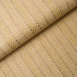 Zig Zag Paperweave wallpaper in Sesame by Schumacher, featuring a textured herringbone stripe pattern in woven paper and jute.
