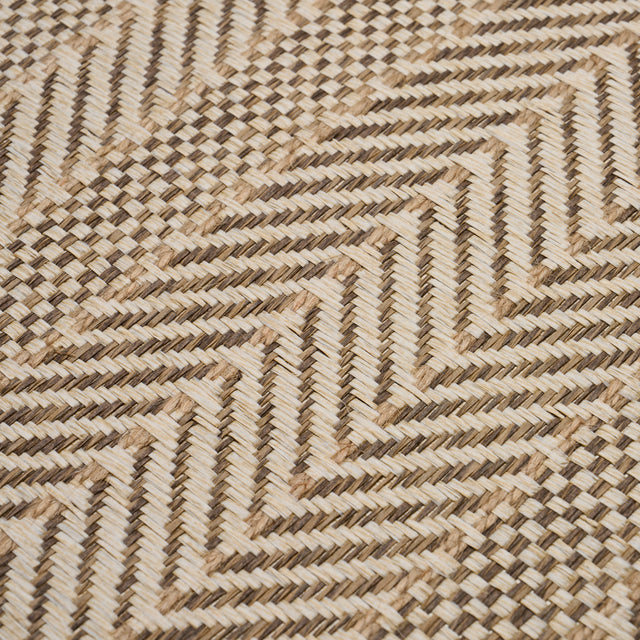 Zig Zag Paperweave Flax by Schumacher Textured & Woven Wallcovering – Schumacher 5016601