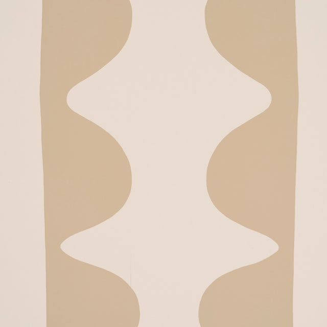 Drift Hand Print Wafer by Schumacher Modern Wavy Stripe Wallpaper – Schumacher 5016620