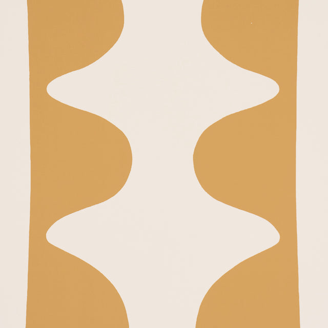Drift Hand Print Ginger by Schumacher Modern Hand-Printed Wallpaper – 5016621