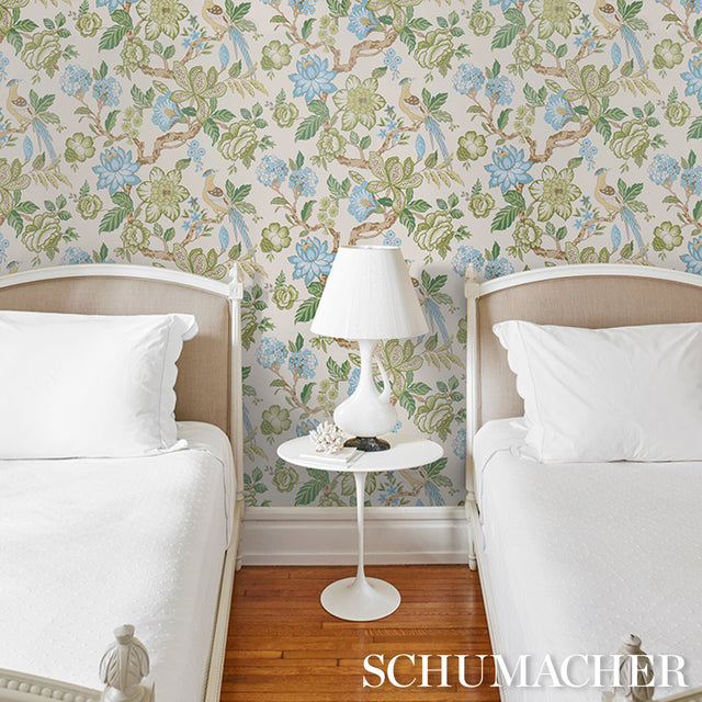 Huntington Gardens Paradis by Timothy Corrigan Botanical Wallpaper – Schumacher 5016662