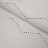 Rivet Stripe Sisal Dove by Schumacher Art Deco Chevron Sisal Wallpaper – Schumacher 5016711