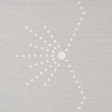 Royère Stripe Sisal Dove by Schumacher Art Deco Stripe Sisal Wallpaper – Schumacher 5016720