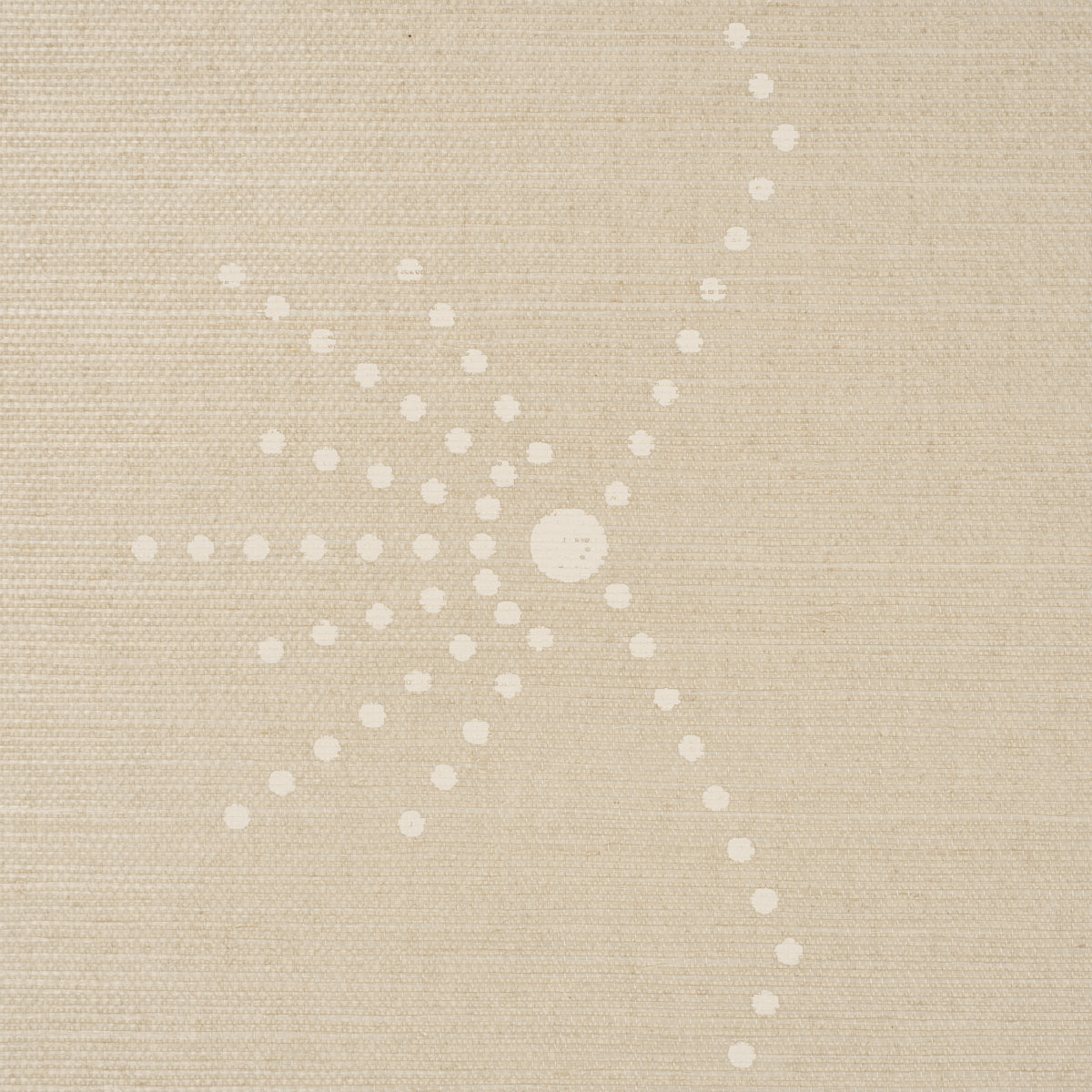 Royère Stripe Sisal Sand by Schumacher Textured Art Deco Wallpaper – Schumacher 5016721