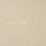 Royère Stripe Sisal Sand by Schumacher Textured Art Deco Wallpaper – Schumacher 5016721
