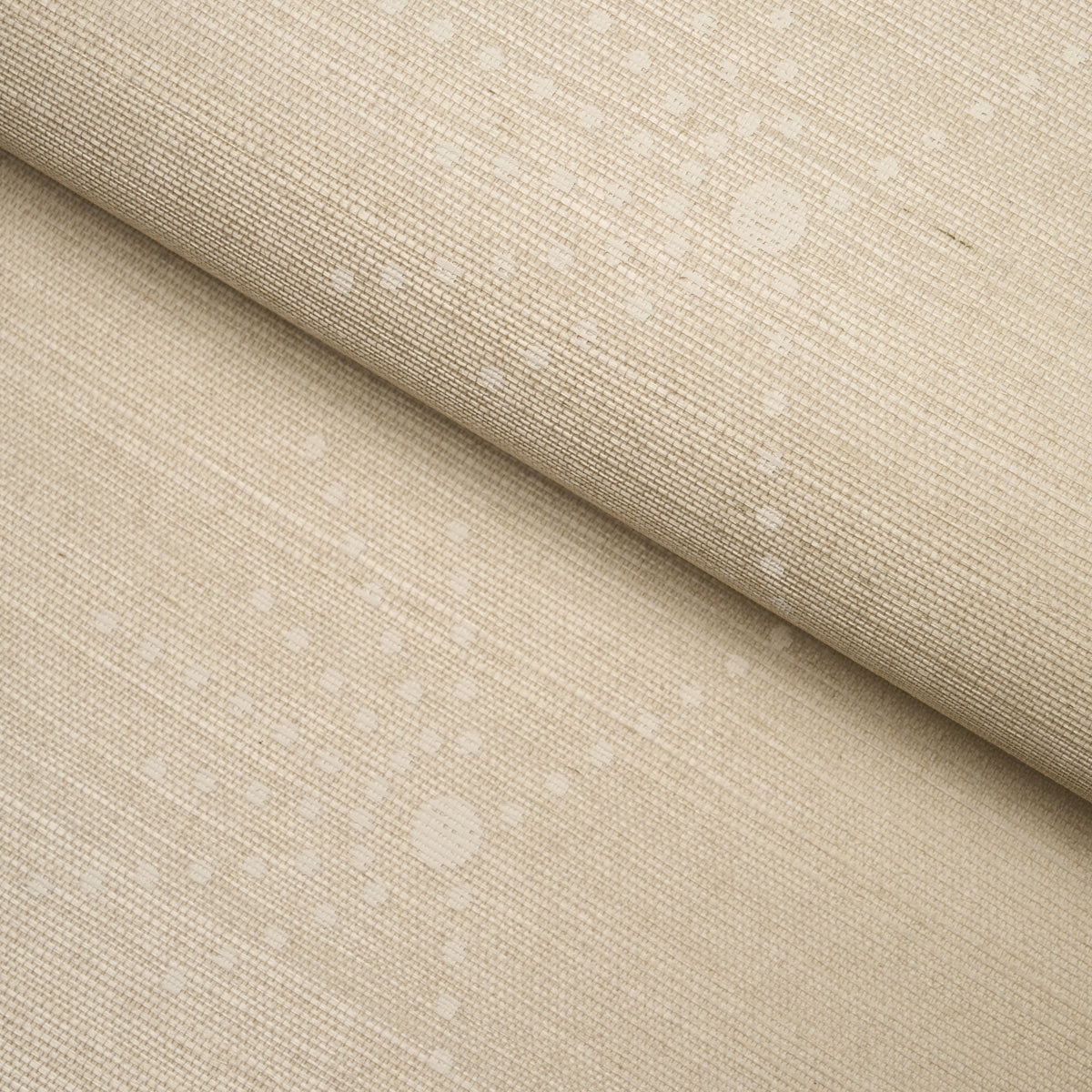 Royère Stripe Sisal Sand by Schumacher Textured Art Deco Wallpaper – Schumacher 5016721