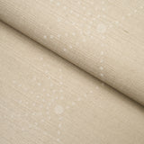 Royère Stripe Sisal Sand by Schumacher Textured Art Deco Wallpaper – Schumacher 5016721