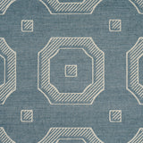 Beveled Frame Sisal Denim by Schumacher Modern Trompe L'oeil Sisal Wallpaper – Schumacher 5016730