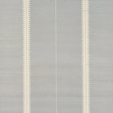 Bristle Stripe Sisal wallpaper in Mineral by Schumacher, featuring a sawtooth stripe pattern on woven sisal texture.