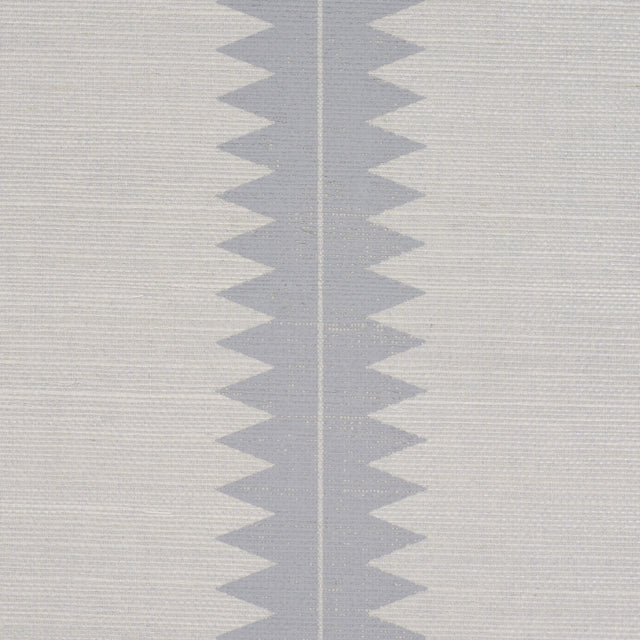 Bristle Stripe Sisal Dove by Schumacher Textured & Woven Wallcoverings – Schumacher 5016741