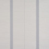 Bristle Stripe Sisal wallpaper in Dove by Schumacher, featuring a hand-printed sawtooth stripe on Haruki Sisal in a soft neutral colorway.
