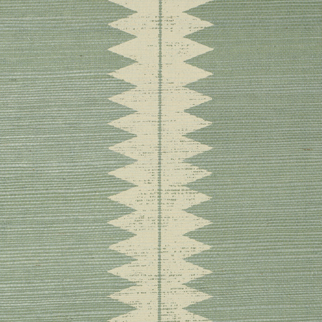 Bristle Stripe Sisal Seaglass by Schumacher Textured & Woven Wallcoverings – Schumacher 5016742