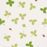 Celia Clover Ivory Botanical Wallpaper – Schumacher 5016770
