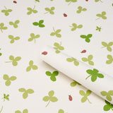 Celia Clover Ivory Botanical Wallpaper – Schumacher 5016770