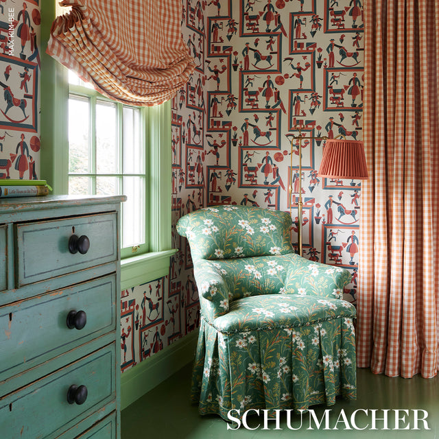 VALLY CIRCUS Multi by Schumacher Geometric Circus Wallpaper – Schumacher 5016790