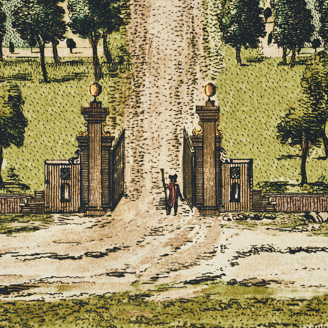 Mr. Darcy 3 Panel Set Pemberley Green Scenic Wallpaper Mural by Johnson Hartig – Schumacher 5016810