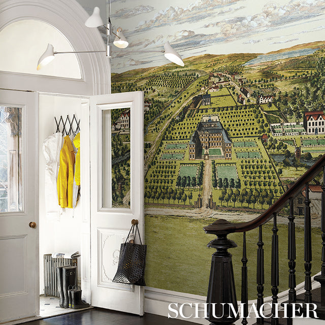 Mr. Darcy 3 Panel Set Pemberley Green Scenic Wallpaper Mural by Johnson Hartig – Schumacher 5016810