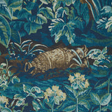 La Forêt 3 Panel Set Autumn Green Forest Scenic Wallpaper Mural – Schumacher 5016820