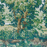 La Forêt 3 Panel Set Spring Green Forest by Johnson Hartig Scenic Forest Wallpaper – Schumacher 5016821