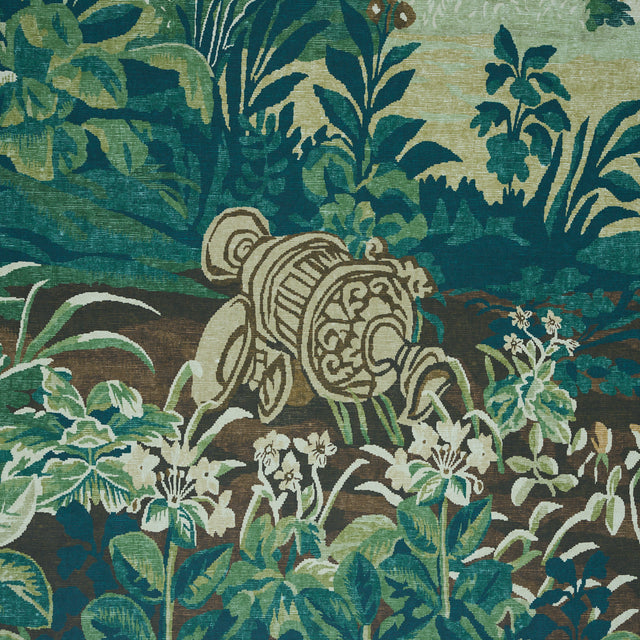 La Forêt 3 Panel Set Spring Green Forest by Johnson Hartig Scenic Forest Wallpaper – Schumacher 5016821