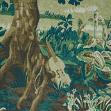 La Forêt 3 Panel Set Spring Green Forest by Johnson Hartig Scenic Forest Wallpaper – Schumacher 5016821
