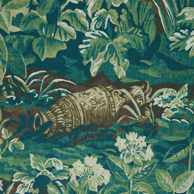 La Forêt 3 Panel Set Spring Green Forest by Johnson Hartig Scenic Forest Wallpaper – Schumacher 5016821