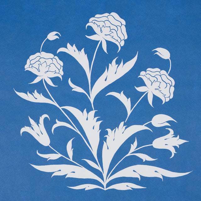 Palladio Mughal Two Panel Set Blue by Marie-Anne Oudejans Mughal Floral Wall Mural – Schumacher 5016830