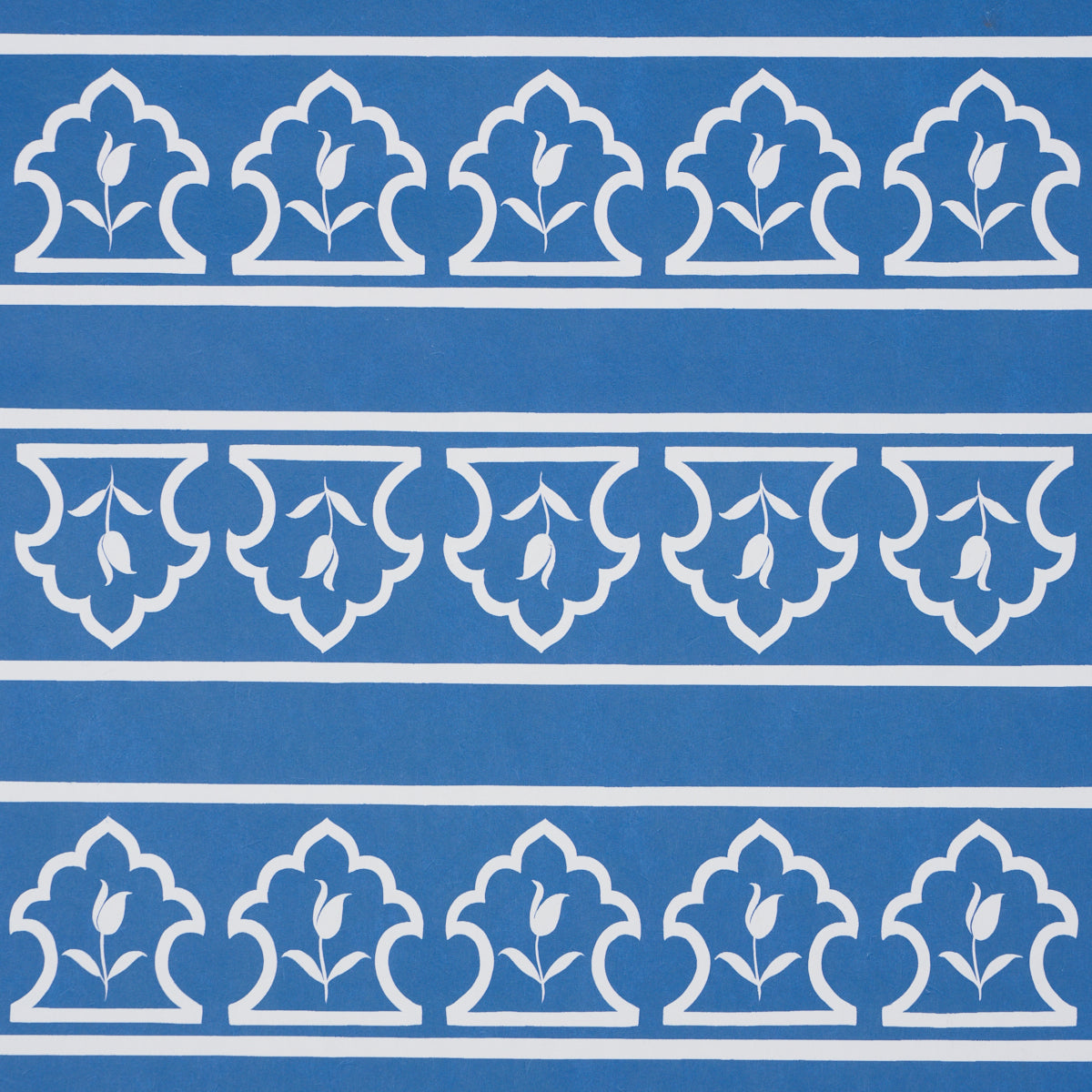 Palladio Mughal Two Panel Set Blue by Marie-Anne Oudejans Mughal Floral Wall Mural – Schumacher 5016830