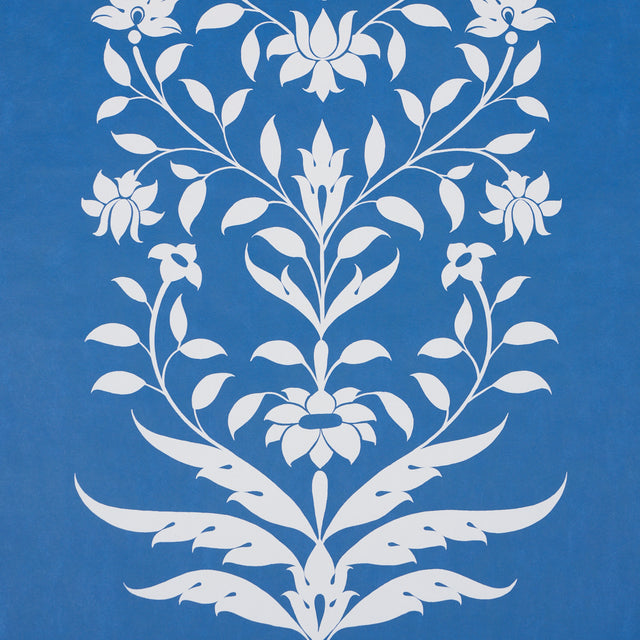 Palladio Mughal Two Panel Set Blue by Marie-Anne Oudejans Mughal Floral Wall Mural – Schumacher 5016830