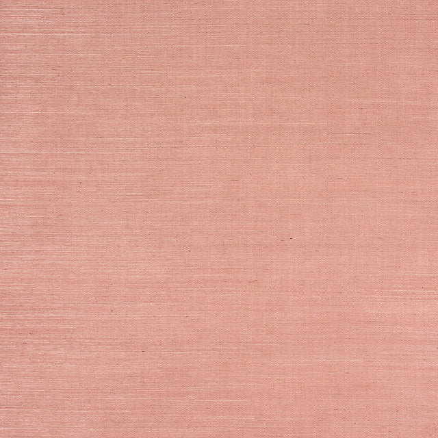 Haruki Sisal wallpaper in 36 Hours in Marrakesh by Schumacher. Textured sisal wallcovering in a warm, earthy pink hue.