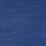 Haruki Sisal in Blue is the Coolest Color by Schumacher - textured blue sisal wallcovering roll and detail