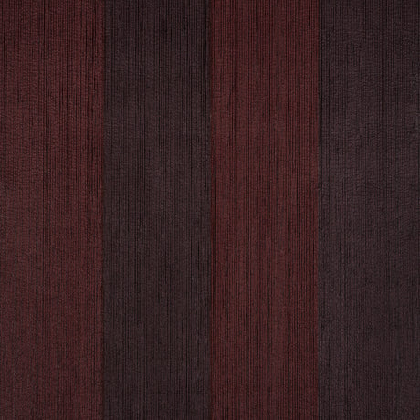 Backdrop Painter's Stripe wallpaper in Self-Portrait by Schumacher, featuring a hand-pieced mosaic stripe with ribbed texture and subtle sheen.