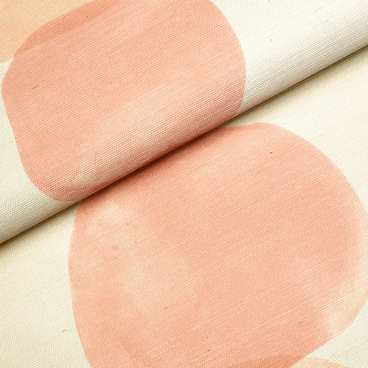 Hyperion Sisal Peach by Schumacher Artistic Sisal Wallcovering – Schumacher 5016911