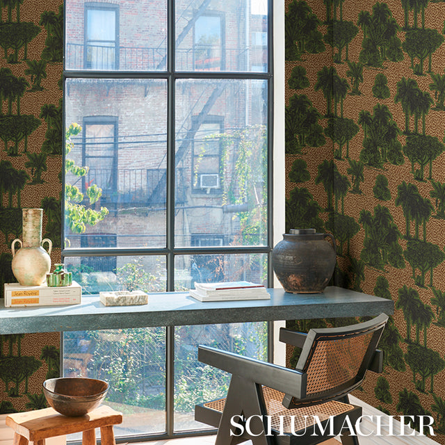 Tropical Safari Print Orinoco Verdant Oasis by Johanna Ortiz – Schumacher 5016920