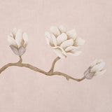 Magnolia Tree Dusty Blush by Schumacher Botanical Garden Wallpaper – Schumacher 5016933