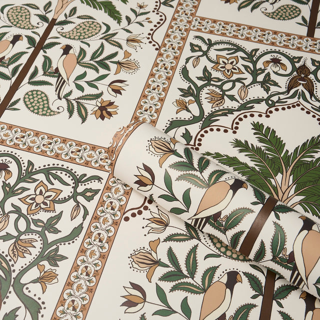 AMAZONAS MYSTIQUE Echoes of the Rainforest by Johanna Ortiz Tropical Wallpaper – Schumacher 5016940