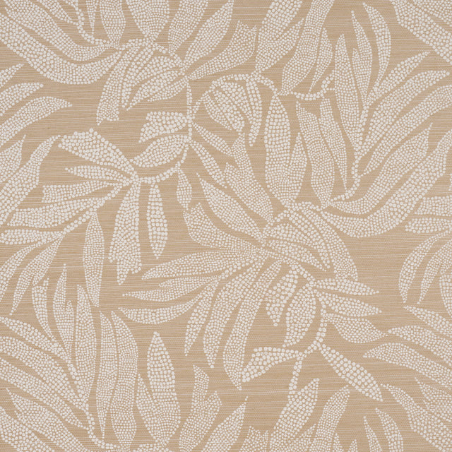 Tayrona Palm Mosaic Sisal Playa Dorada Sand by Johanna Ortiz Botanical Wallpaper – Schumacher 5016950