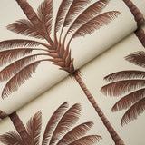 A Palm Is A Palm Sisal Chocolate Meets Tobacco by Johanna Ortiz Designer Wallpaper – Schumacher 5016960