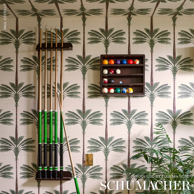 A Palm Is A Palm Sisal Daylight Evergreen by Johanna Ortiz – Schumacher 5016961