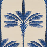 A Palm Is A Palm Sisal Indigo Palm Grove by Johanna Ortiz Tropical Wallpaper – Schumacher 5016962